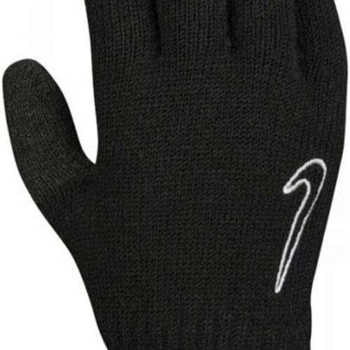 Nike Unisex - Dziecięce rękawiczki YA Knitted Tech and Grip 2.0 w kolorze czarnym