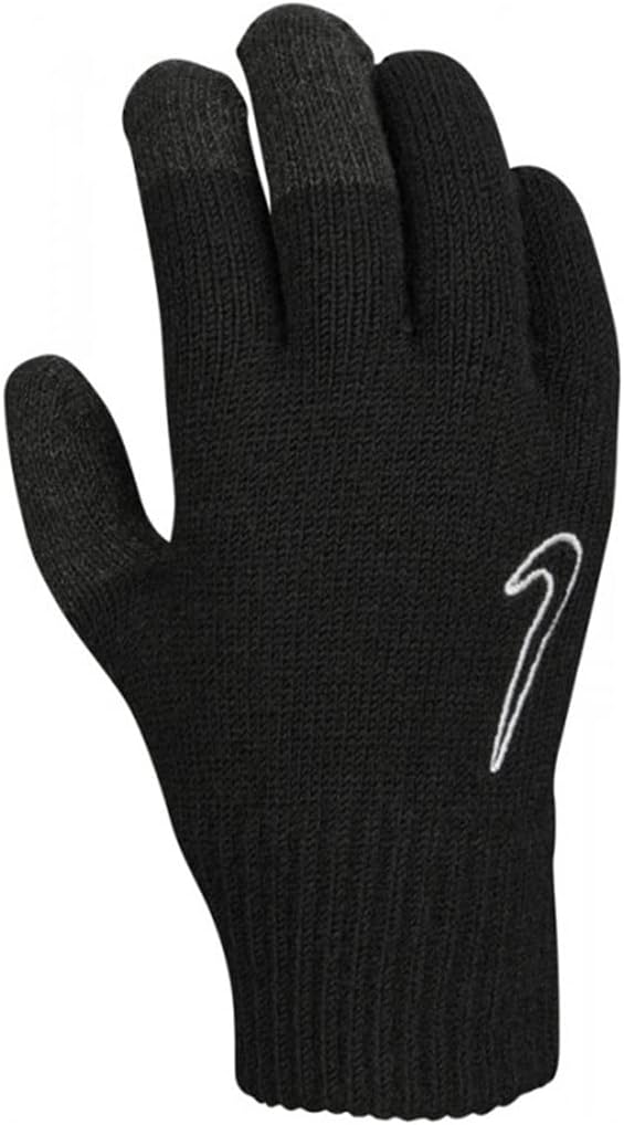 Nike Unisex - Dziecięce rękawiczki YA Knitted Tech and Grip 2.0 w kolorze czarnym