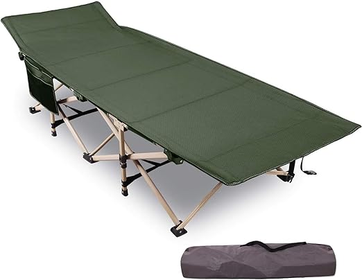61-LAVA0vWL._AC_SX522_ Łóżko polowe składane 185 cm x 68cm Łóżko kempingowe REDCAMP Łóżko gościnne