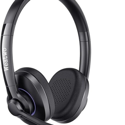 Słuchawki Bluetooth z Podwójnym Mikrofonem Weatwo CVC8.0 do Telefonów i PC