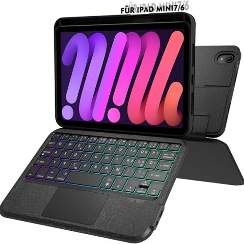 Etui z odłączaną klawiaturą Doohoeek do iPada Mini 7/6,