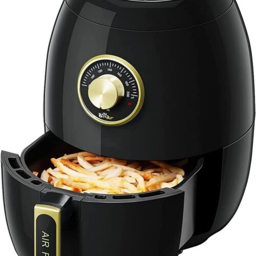 Beztluszczowa-Frytkownica-Powietrzna-Bear-3L-1350W-Czarna Beztłuszczowa Frytkownica Powietrzna Bear 3L, 1350W, Czarna