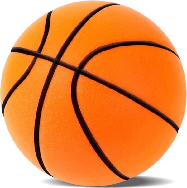 CICHA-PILKA-DO-KOSZYKOWKI-PIANKOWA-TRENINGOWA-24CM-SILENT-BALL-ELASTYCZNA CICHA PIŁKA DO KOSZYKÓWKI PIANKOWA TRENINGOWA 24CM SILENT BALL ELASTYCZNA
