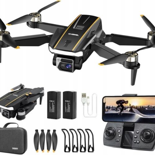Dron silnikowy bezszczotkowy kamera WiFi FPV Quadcopter ZESTAW CHUBORY A68