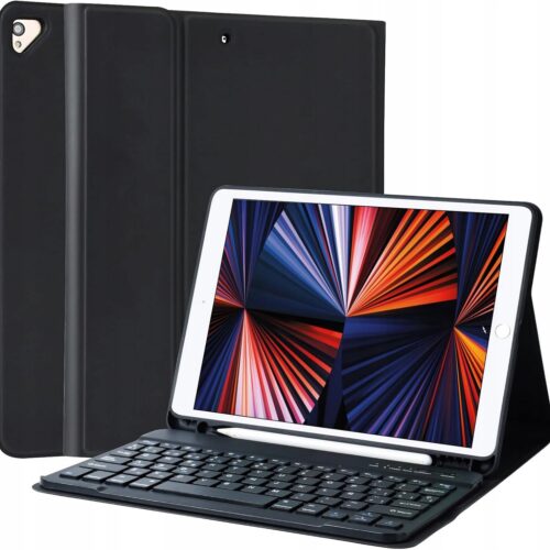Etui z klawiaturą TQQ do iPada 10,2 cala QWERTZ DE