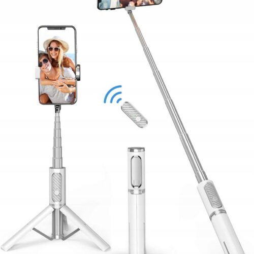 KIJEK DO SELFIE STICK STATYW DO TELEFONU UCHWYT BLUETOOTH TRIPOD Z PILOTEM