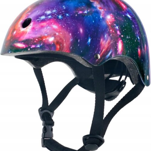 Kask Rowerowy Dziecięcy Regulowany Ochrona Rower Hulajnoga Rolki 51-54cm