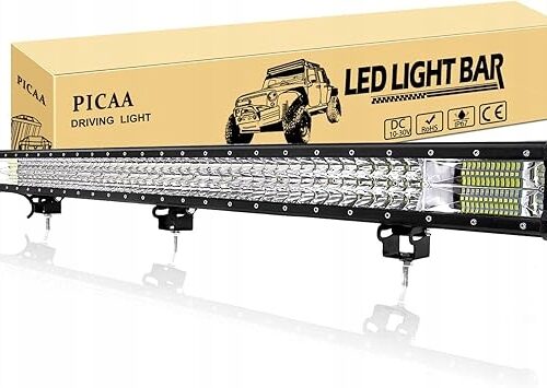 Listwa świetlna LED PICAA, potrójny rząd, 39 cali, 540 W, dalekiego zasięgu