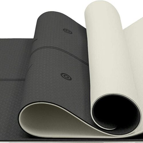Mata do ćwiczeń MAXYOGA 183 cm x 61 cm czarny