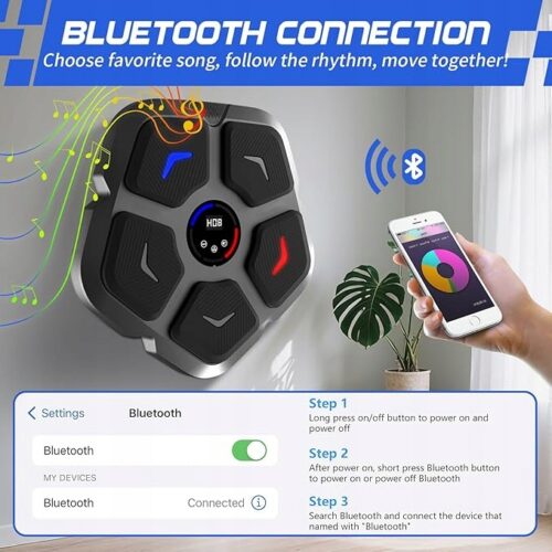 Muzyczna-maszyna-bokserska-trenazer-uderzen-Bluetooth-z-wyswietlaczem-LED-Kod-producenta-Muzyczna-Maszyna-Bokserska Muzyczna maszyna bokserska, trenażer uderzeń Bluetooth z wyświetlaczem LED