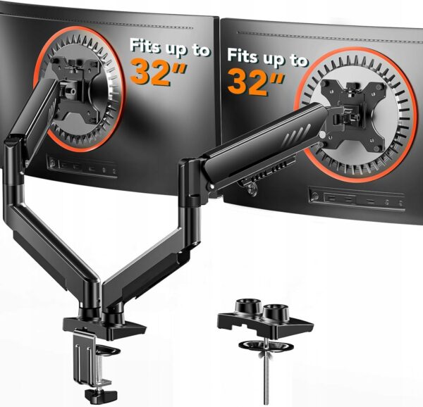 PODWÓJNE RAMIĘ MONTAŻOWE DO MONITORÓW 13-32" ERGEAR VESA 9KG