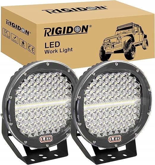 Reflektory robocze LED RIGIDON 2szt. do samochodów terenowych 12V 24V