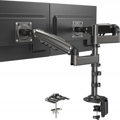 Stojak na monitor PC HUANUO z 2 ekranami o przekątnej od 13 do 32 cali