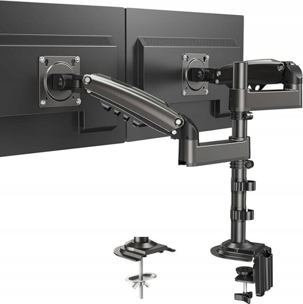Stojak na monitor PC HUANUO z 2 ekranami o przekątnej od 13 do 32 cali