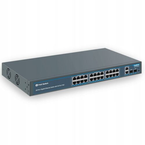 Switch PoE Gigabit 24 porty przełącznik sieciowy