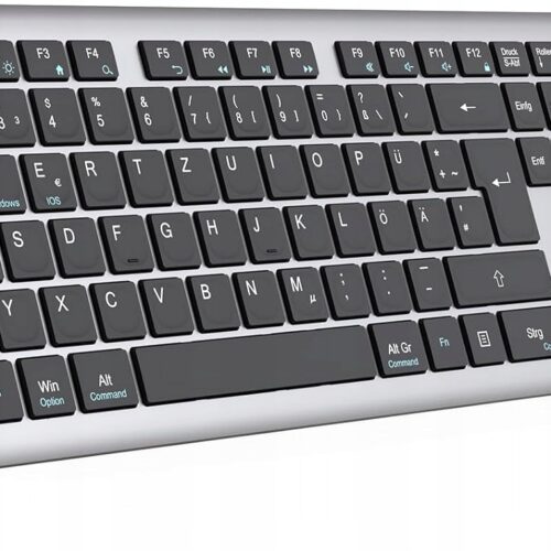 TECKNET KB005 Klawiatura Bluetooth, bezprzewodowa, układ (QWERTZ DE)