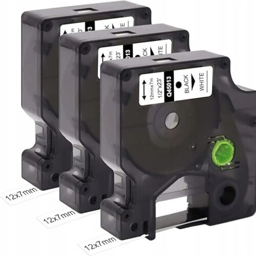Taśma etykietowa Molabel 3x kompatybilna z Dymo D1 45013 50720530