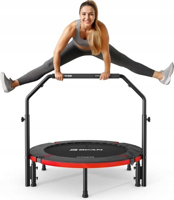 Trampolina do skakania Fitness, składana, nośność 150 kg, 102 cm