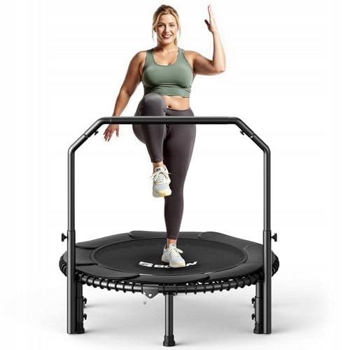 Trampolina fitness BCAN 102 cm skladana z uchwytem 204 kg