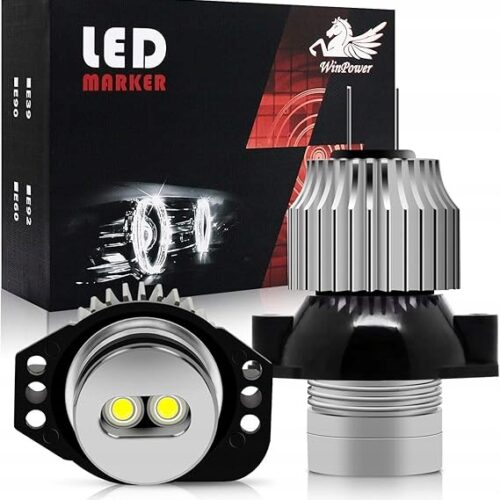 WinPower 12W LED Car Angel Eyes Zestaw do konwersji halogenów E90