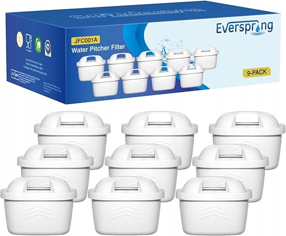 Wkład filtrujący filtry do wody Everspring Brita Maxtra+ Mavea Duomax 9szt.