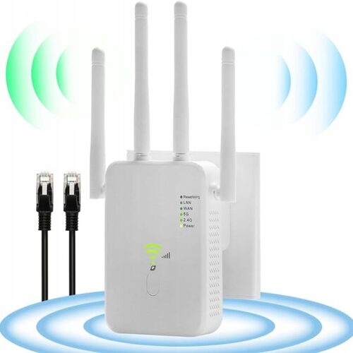Wzmacniacz-sygnalu-Wi-Fi-1200Mbps Wzmacniacz sygnału Wi-Fi 1200Mbps