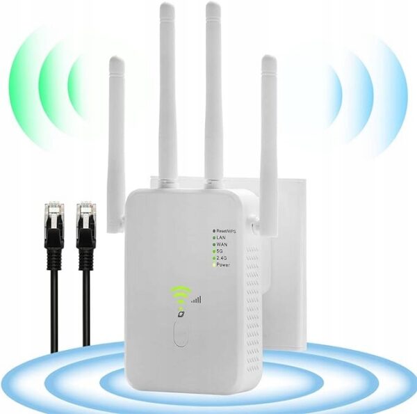 Wzmacniacz-sygnalu-Wi-Fi-1200Mbps Wzmacniacz sygnału Wi-Fi 1200Mbps