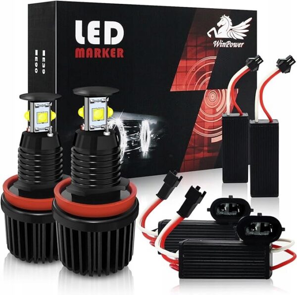 ZESTAW DO KONWERSJI HALOGENÓW WINPOWER H8 40W LED 2 SZTUKI XENON CANBUS E92