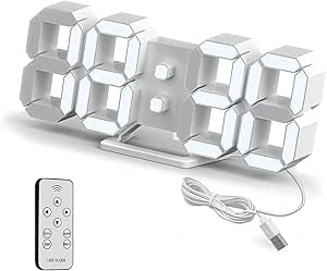Zegar ścienny Led 3D duży dł. 26cm