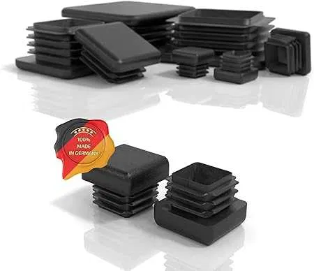 Korki Lamelowe 15 x 15 mm Do Rury Czworokątnej - Zaślepki Czworokątne z Tworzywa Sztucznego